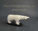 VINTAGE Rare 3” Ivory Walking Bear by M. Tiulana *Say AAHH*