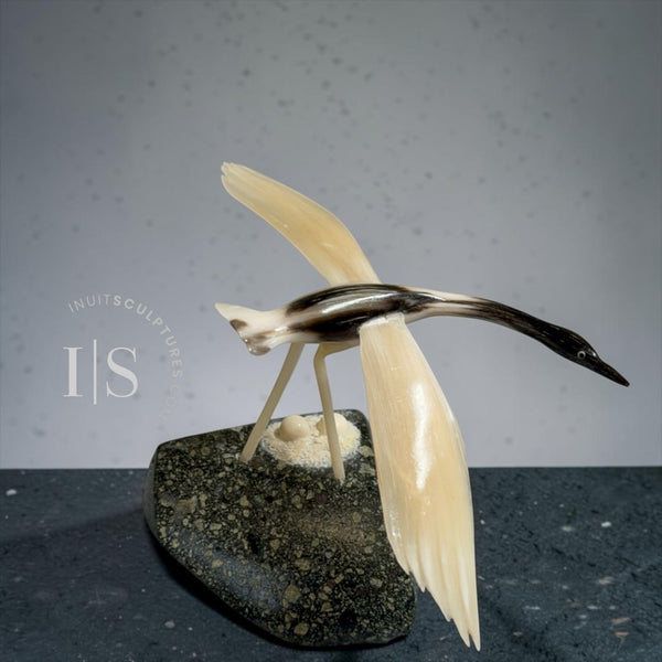 RESERVED** 9” Crane Bird by Derrald Taylor