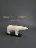 VINTAGE Rare 3” Ivory Walking Bear by M. Tiulana *Say AAHH*