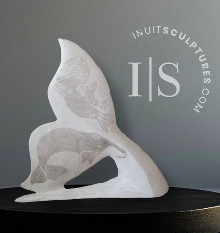 10" SIGNATURE Whale Tail by Esau Kripanik