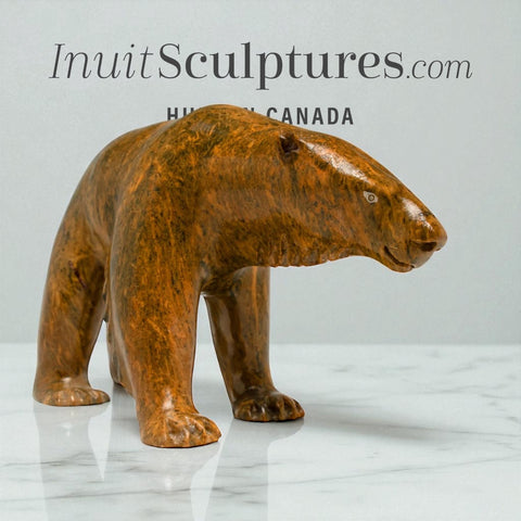 11" SIGNATURE Walking Bear by Derrald Taylor *Rusty Nails*