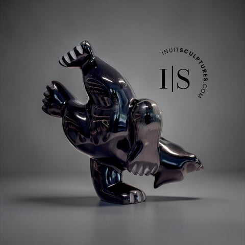 CURATOR'S CHOICE 12" 2 Way Dancing Bear by Ottokie Samayualie *Volvo*
