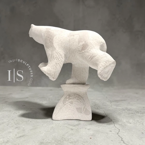 CURATOR'S CHOICE 8" Running Bear by Esau Kripanik *Strikes*