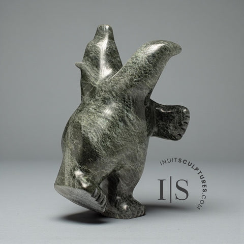 15" SIGNATURE Dancing Bear by Elite Carver Noah Parr