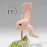 9" Owl in Flight by Toonoo Sharky *Catching The Wind*