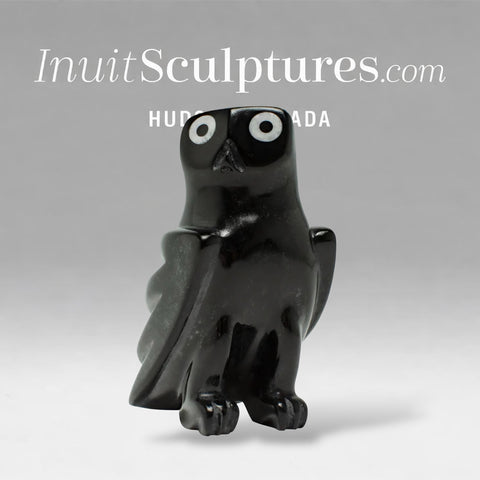 5" SIGNATURE Owl by Sam Qiatsuk *Little Sam #1*