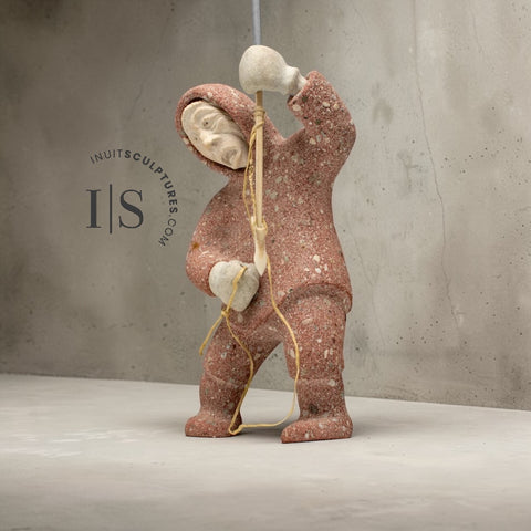 VINTAGE 10" Hunter by Joseph Suqsiaq *What's The Point?*