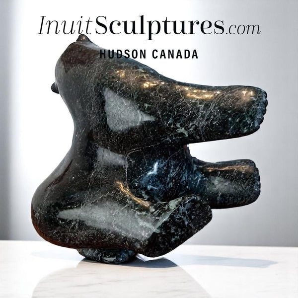 10” Affordable SIGNATURE Arched Back Dancing Bear by Nuna Parr *Moondance*