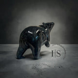 13" SIGNATURE Walking Bear by Tim Pee *Forged in Stone*