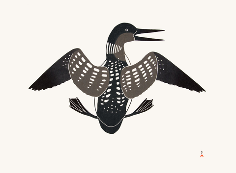 2019 Speciial Release, Attempted Flight, 1997 by KANANGINAK POOTOOGOOK