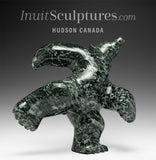 9" Dancing Bear by Mathewsie Kingwatsiaq "Spitball"