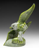 9" SIGNATURE Eagle with Fish by Pits Qimirpik *Eagle Eye*