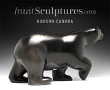 19" Walking Bear by Ashevak Adla