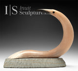 14"  Muskox Horn Crane by Charlie Ookpik Gjoa Haven