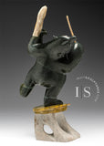 10” Drum Dancing Bear by Derrald Taylor *Leader of the Band*