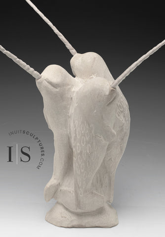 16" School of Narwhals by Esau Kripanik *Standup*