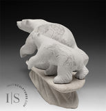 10” Mother Bear & Cub by Esau Kripanik