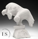 9” 4 Way Dancing Bear by Esau Kripanik