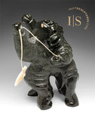 VINTAGE 10" Two Headed Monster by Wayne Puqiqnak Gjoa Haven