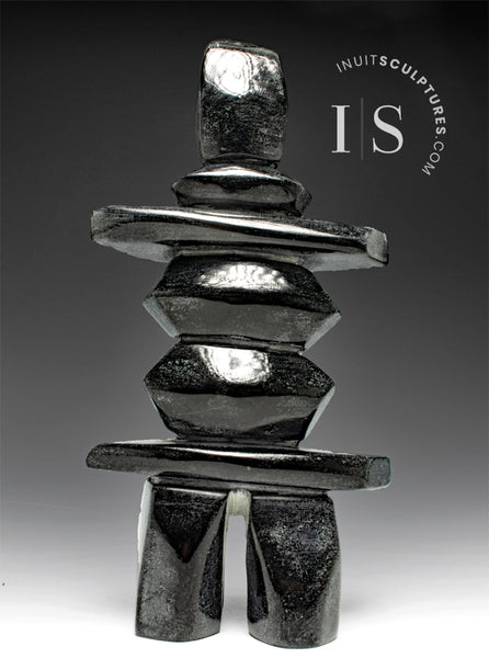 10" Inukshuk by Matiusi Kimgwatsiaq *Kimgwatsiaq No. 17*