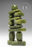 RESERVED** 9" Inukshuk by Matiusi Kimgwatsiaq *Kimgwatsiaq No. 12*