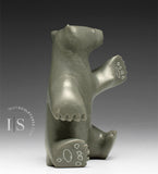6" Sitting Bear by Famous Isaac Sala