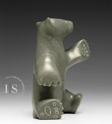 6" Sitting Bear by Famous Isaac Sala