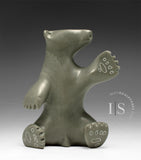 6" Sitting Bear by Famous Isaac Sala
