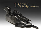 VINTAGE 6" SIGNATURE  Loon by Jimmy Iqaluq