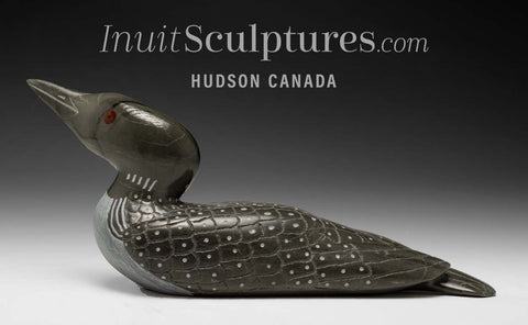 RESERVED** 12" SIGNATURE Loon by Jimmy Iqaluq *Packer*