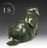 11" SIGNATURE Walrus by  Jimmy Iqaluq
