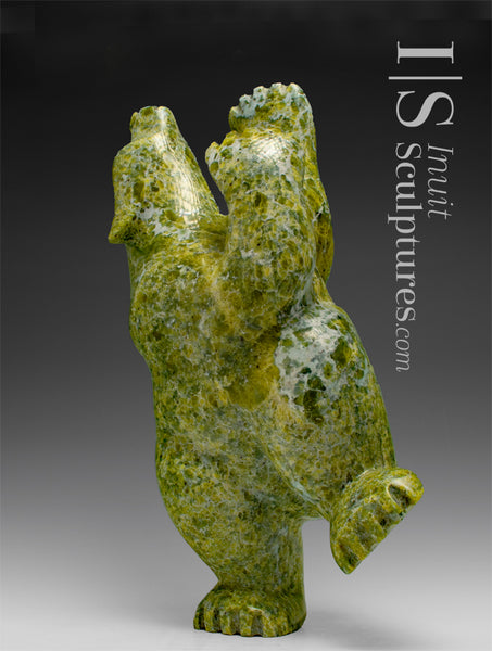 14" Dancing Bear by Ottokie Samayualie *Appleton* (Copy)