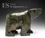 12" SIGNATURE Walking Bear by Moe Pootoogook