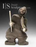 11"  Drum Dancer by Moses Kamookak Gjoa Haven *Ancient Stories*
