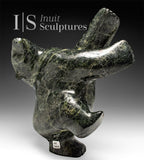 RESERVED** 14" SIGNATURE Dancing Bear by Elite Carver Nuna Parr *Corkscrew*