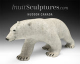 14" Polar Bear Cub on Rock by Paul Malliki CURATOR'S CHOICE