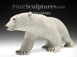 14" Polar Bear Cub on Rock by Paul Malliki CURATOR'S CHOICE