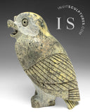 THE VERY LAST ONE 9" SIGNATURE Owl by the Late Pits Qimirpik (1968-2024) *Tawny Girl*