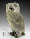 THE VERY LAST ONE 9" SIGNATURE Owl by the Late Pits Qimirpik (1968-2024) *Tawny Girl*