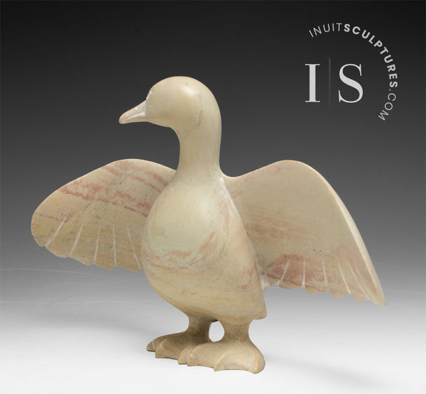 9" Dancing Goose by Pudlalik Shaa
