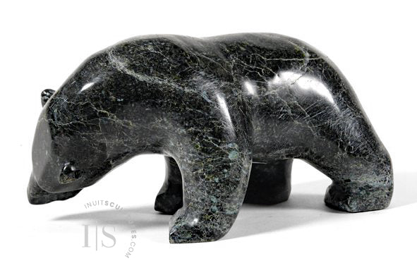 8" Walking Bear by Tony Oqutaq *Brutus*