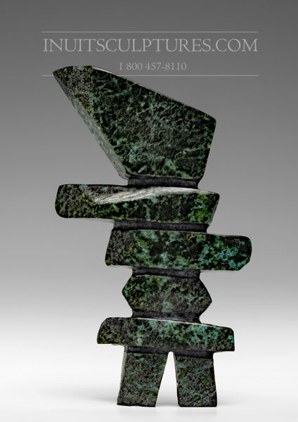 6" Inukshuk by Salomonie Shaa *Jade*