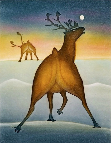 Caribou NIGHT CALL by Kananginak Pootoogook