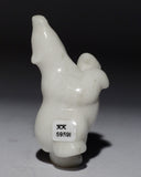 5" White Dancing Bear by Markoosie Papigatook