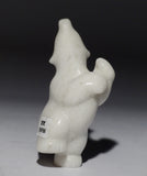 5" White Dancing Bear by Markoosie Papigatook