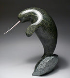 8" Dancing Narwhal by Suati Qimirpik