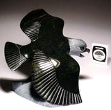 7.5" Eagle with Fish by Pitseolak (Pits) Qimirpik